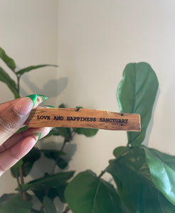 Love and Happiness Palo Santo